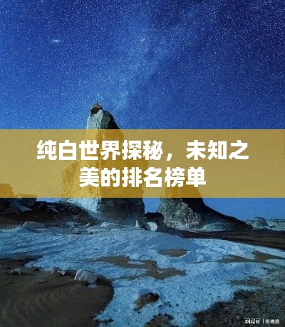 纯白世界探秘，未知之美的排名榜单