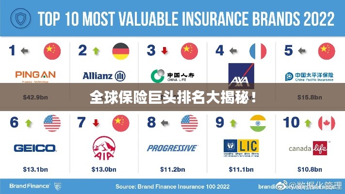 全球保险巨头排名大揭秘！